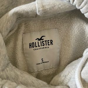 Hollister super soft hoodie heather grey.